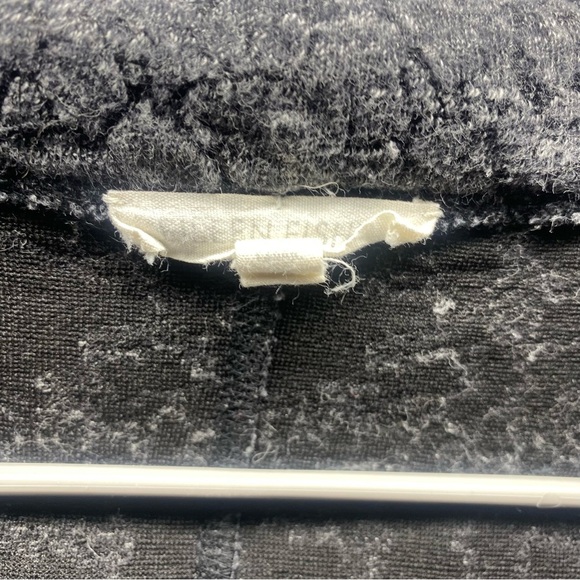 Eileen Fisher Stretch Terrazzo Textured Hooded Jacket Oversized M - Picture 4 of 10